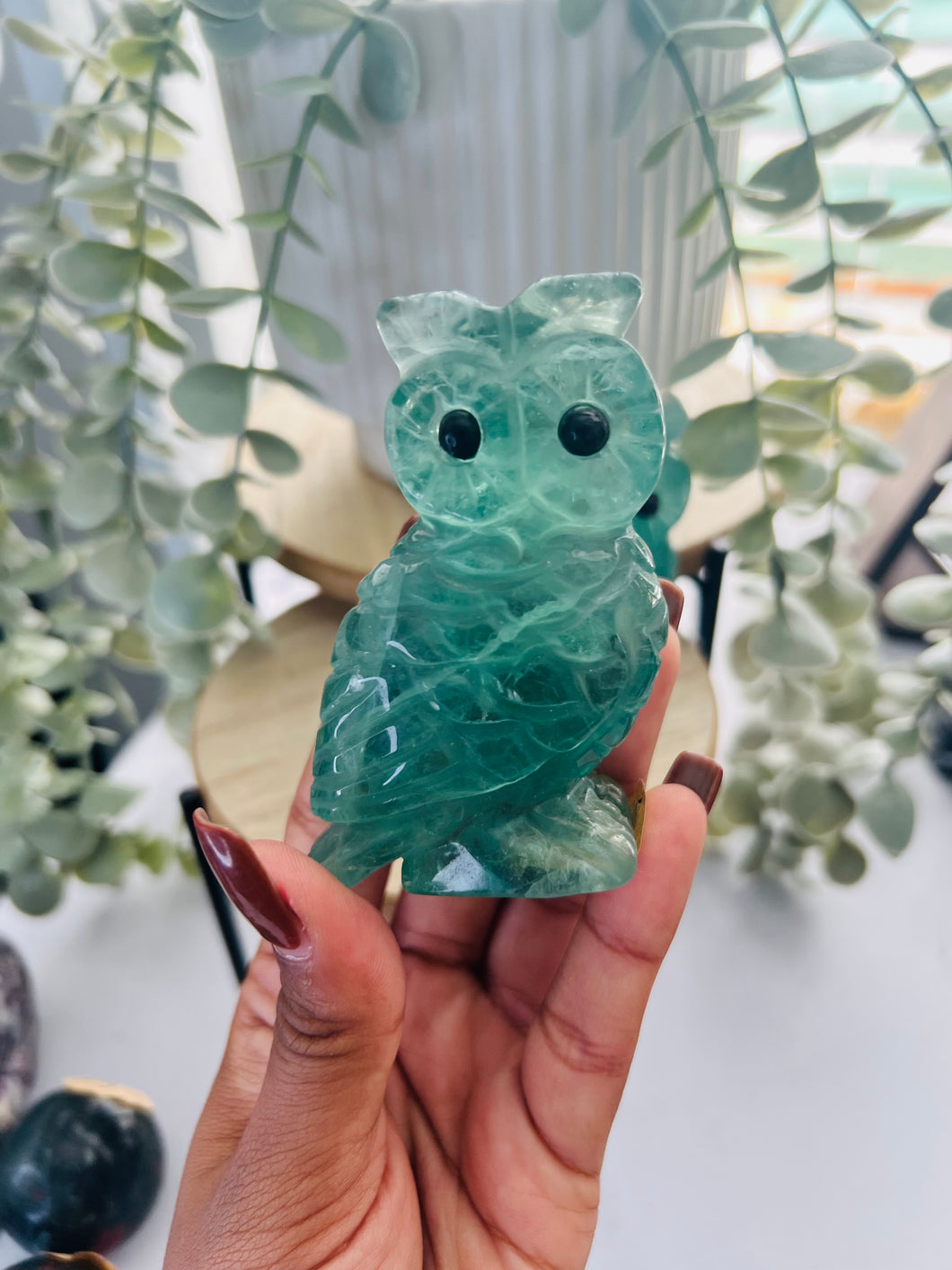 Fluorite Owl