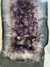 Load image into Gallery viewer, 22lb RARE Large Amethyst Church Calcite Inclusions  | Amethyst Portal | Throat chakra
