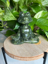 Load image into Gallery viewer, Jade Meditation Frog
