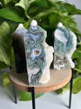 Load image into Gallery viewer, Moss Agate Tower
