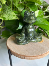 Load image into Gallery viewer, Jade Meditation Frog
