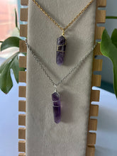 Load image into Gallery viewer, Amethyst Handwired Necklace
