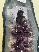 Load image into Gallery viewer, 22lb RARE Large Amethyst Church Calcite Inclusions  | Amethyst Portal | Throat chakra
