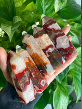 Load image into Gallery viewer, Moss Agate x Carnelian Tower
