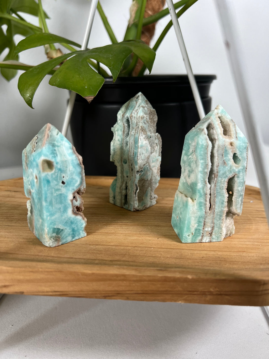 Caribbean Blue Calcite Tower