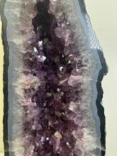 Load image into Gallery viewer, 22lb RARE Large Amethyst Church Calcite Inclusions  | Amethyst Portal | Throat chakra
