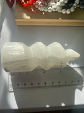 Load image into Gallery viewer, Satin Spar (Selenite) Spiral Tower
