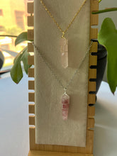 Load image into Gallery viewer, Rose Quartz Hand Wired Necklace
