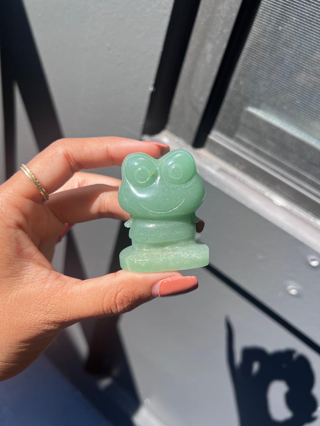 Green Aventurine Keroppi