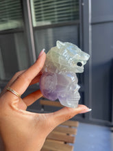 Load image into Gallery viewer, Fluorite Bear and Skull
