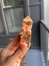 Load image into Gallery viewer, Moss Agate x Carnelian Tower
