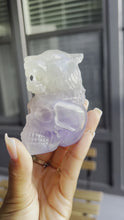 Load and play video in Gallery viewer, Fluorite Bear and Skull
