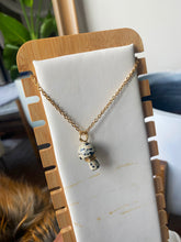 Load image into Gallery viewer, Dalmatian Jasper Mushroom Necklace
